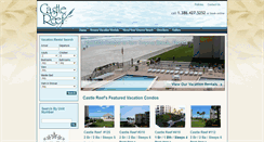 Desktop Screenshot of castlereefrentals.com